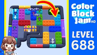 Soluzione del Livello 688 di Color Block Jam