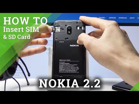 How to Insert Nano SIM Card to NOKIA 2.2 – Micro SD Installation Guide.