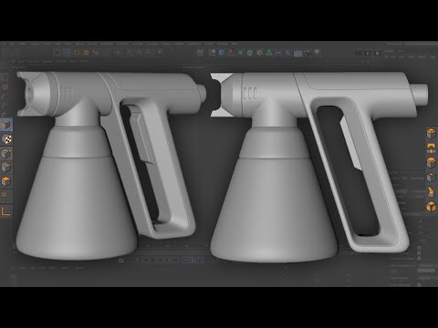 Industrial Design Product Modeling 1 Cinema 4D Modeling Tutorial
