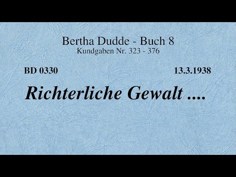 BD 0330 RICHTERLICHE GEWALT ....
