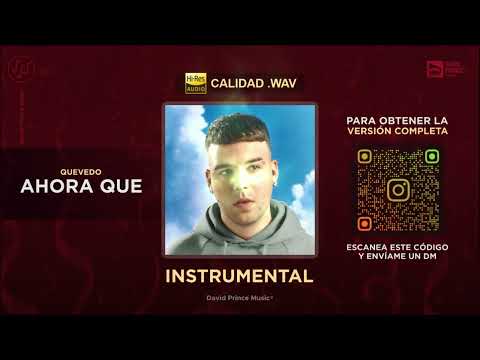 2. AHORA QUÉ - Quevedo | DONDE QUIERO ESTAR 🎶 INSTRUMENTAL (By David Prince Music)