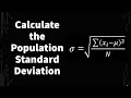 How to Calculate Population Standard Deviation (Step-by-Step)