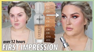 I'M CONFUSED 💀 BPerfect CHROMA COVER LUMINOUS Foundation 🤔 First Impression 12hr