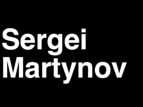 How to Pronounce Sergei Martynov Belarus Gold Medal 50m Rifle Prone London 2012 Olympics Video