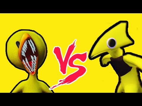 Yellow(antigo) vs Yellow(Novo) Raibow friends Friends (aparição do Slow seline)