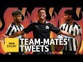Team-mates' Tweets: Newcastle United's Jacob Murphy - BBC Sport