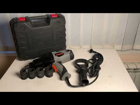 Гайковерт ударний мережевий STHOR до квадр. 3/4", P=1100Вт, F=800 Nm, торц: 24, 30, 32, 36 мм [2/48]