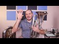 Euphonium A Major Scale