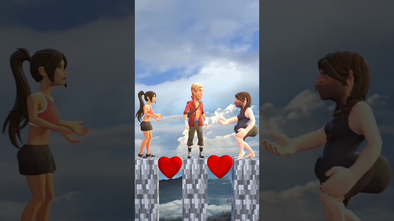 MY HEART A or B #funnyvideo  #sfm #memes