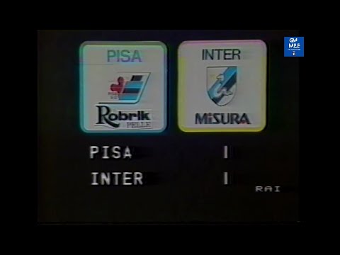 1982-83 (7^ - 24-10-1982) Pisa-INTER 1-1 [Berggreen,Bagni] Servizio DomenicaSprint Rai