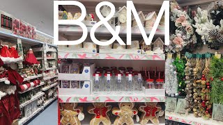Christmas Decor Collection in B&M 2025/b&m Haul/come shop with me