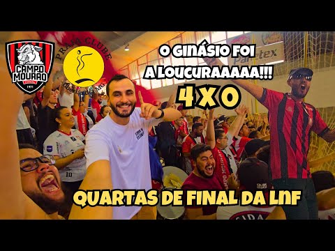 A GOLEADA DAS QUARTAS! CAMPO MOURÃO DOMINA E ABRE VANTAGEM NA LNF 2025 / ACMF 4 X 0 PRAIA CLUBE
