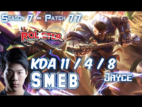 KT Smeb JAYCE vs LISSANDRA Top - Patch 7.7 KR Ranked