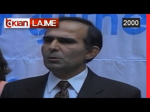 Kandidati i PAD Arben Demeti prezanton platformen per Bashkine e Tiranes - (13 Shtator 2000)