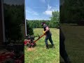 Stump grinder on the Farm