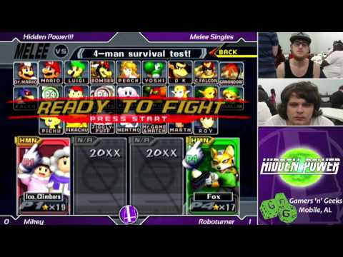 Hidden Power (October 2015) - Mikey (Ice Climbers) vs. Roboturner (Fox) - Melee
