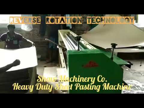 Sheet To Sheet Pasting Gluing Machine