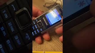 How to unlock a Samsung e1120 phone easy 10000% works! DIY DO IT AT HOME vintage retro fone unlock