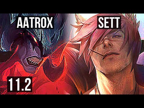 AATROX vs SETT (TOP) (DEFEAT) | Quadra, 6 solo kills, 1000+ games, 16/3/7 | KR Diamond | v11.2