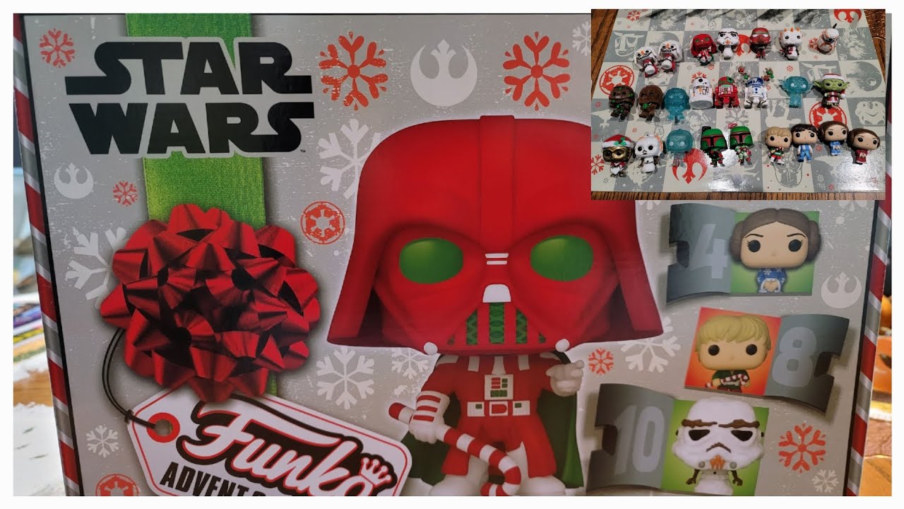 Watch video Opening the 2022 Star Wars Funko Advent Calendar All 24 days! #funkopop #adventcalendar Now Opening the 2022 Star Wars Funko Advent Calendar All 24 days! #funkopop #adventcalendar
