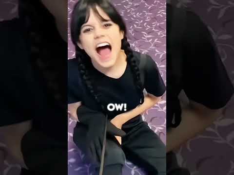 Jenna Ortega Behind the Scenes of Wednesday Season 2 👀🖤