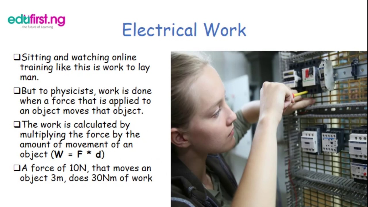 Electrical  Work, Energy, Power and Cost | Physics | SS3 | 1st Term