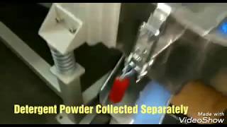 Video of Shredding of Pouches and separation of powder and laminate