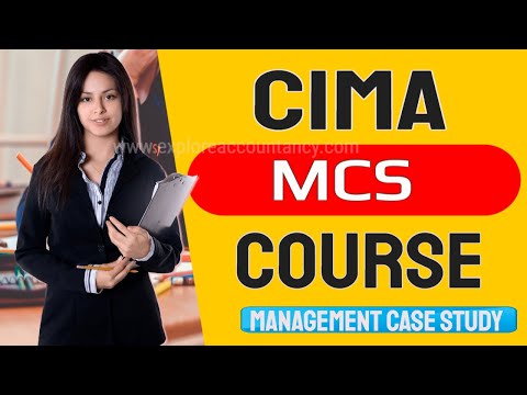 CIMA MCS Course - CIMA Management Case study (MCS) Course online  - CIMA Gateway Course