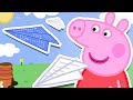 Peppa Pig Flies A Paper Plane 🐷 ✈️ Peppa Pig Official Channel Family Kids Cartoons