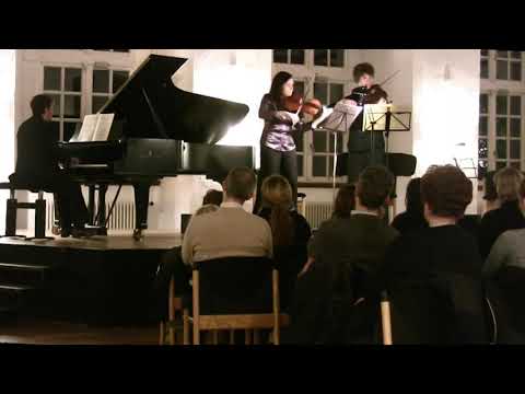 Musikschule LEHRERKONZERT 2012: BACH doppelkonzert (2 Violinen, Klavier)