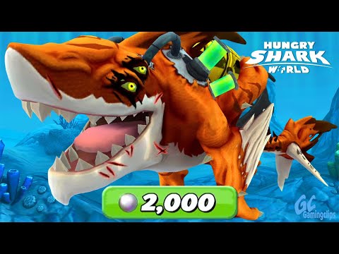MELTDOWN SHARK unlocked in Hungry Shark World