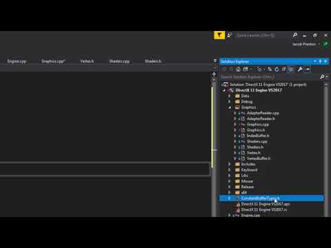 C++ DirectX 11 Engine Tutorial 24 - Constant Buffers