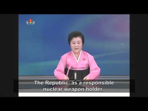 North Korea's "Pink Lady" Makes Nuclear Detonation Sound Cheerful
