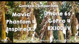 BY REQUEST - DJI Mavic Vs Phantom 4 Vs Inspire Vs GoPro 4 Vs RX100IV Vs iPhone - 4K