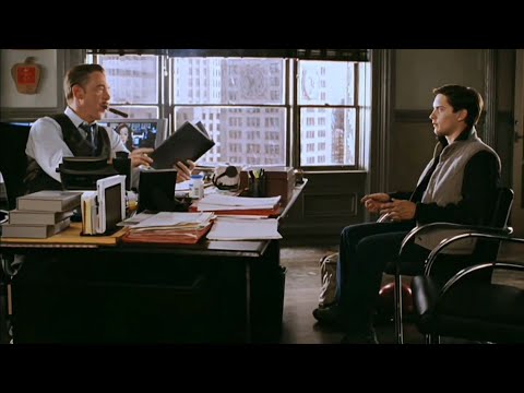 Spider-Man 2 Peter gets fired and looks for a job as a Spider-Man photo collector