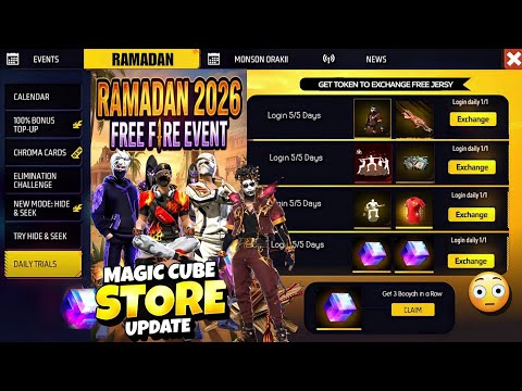 Next free magic Cube event || Ramadan event special Magic Cube store update 