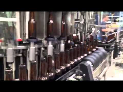 Leibinger MULTIMA bottling line. Rinser-Filler-Capper (18-24-6) Final test. Includes bottle shower