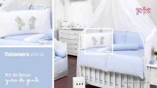 Kit Berço Ursinho Travesso Azul | Ref: 54432