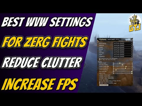 Best GW2 WvW Settings For Zerg Fights | Reduce The Visual Clutter And Increase Your FPS