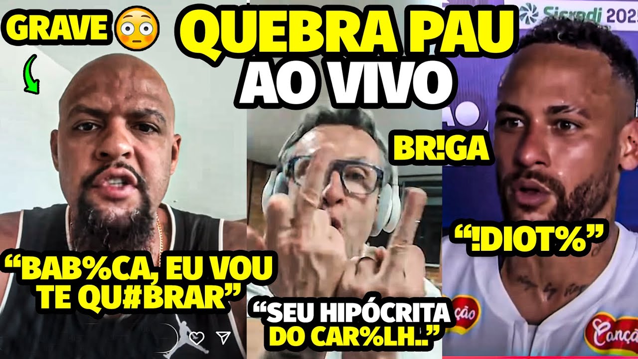 O QUEBRA PAU ENTRE FELIPE MELO E NET0 APÓS XlNGAMENTO AGRESSlV0 ENVOLVENDO NEYMAR E GRAMADO SINTÉTIC