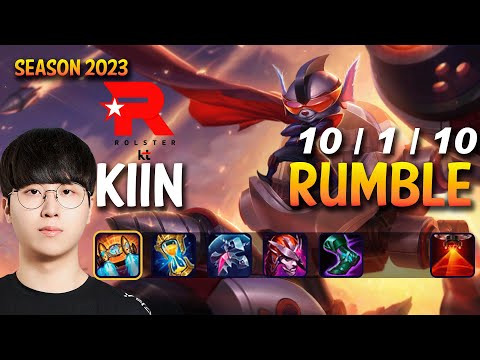 KT Kiin RUMBLE vs GNAR Top - Patch 13.18 KR Ranked