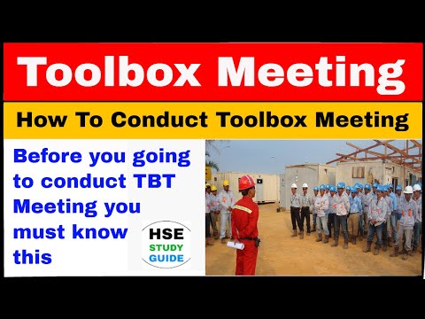 Toolbox Meeting In Hindi | How To Conduct Toolbox Talk Meeting | TBT In Hindi |  PEP/Safety Talk