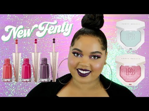 New Fenty Beauty Stunna Lip Paints + Killawatt Highlighters Video
