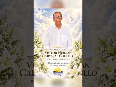 San Pedro de Urabá despide a don Víctor Hernán Carvajal 🕊️ | San Nicolás
