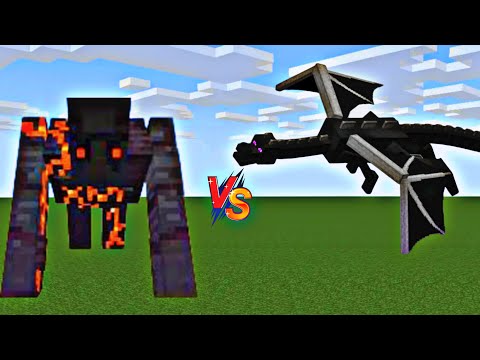 Blackstone Golem vs Ender Dragon in Minecraft (Java Edition) - Minecraft 1.19