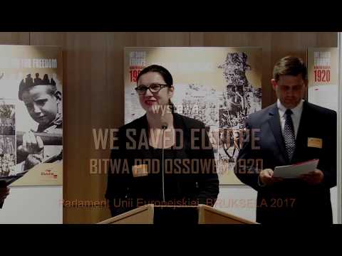 Wystawa " We Saved Europe "- przemówienie Wiceburmistrz Wołomina Edyta Zbieć