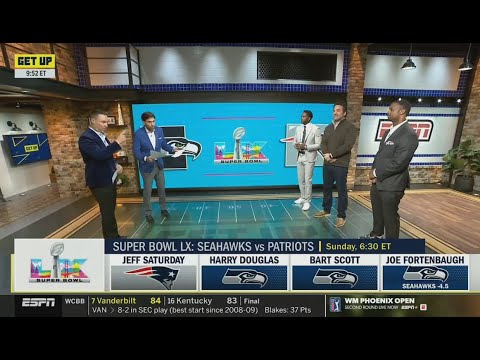 GET UP | ESPN analysts ignite a fiery debate over Super Bowl: Seahawks vs. Patriots - Who will win?