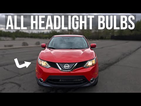 How to Replace Headlight Bulbs - Nissan Rogue Sport / Qashqai (2017-2022)