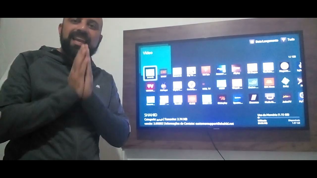 desbloquear aplicativos na tv samsung
