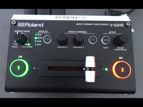 Video Switcher for Live Streaming - Roland V-02HD